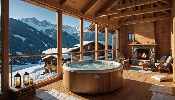 Les meilleurs chalets avec jacuzzi privatif en savoie